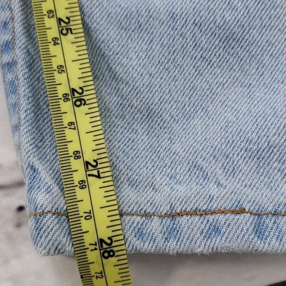 VINTAGE 90s Levis 522 USA Tapered Fit & Leg 37 Short - Picture 13 of 15
